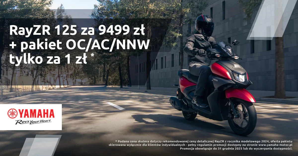 Yamaha RayZR 125 – teraz w wyjątkowej ofercie w Yamaha Wojciechowicz