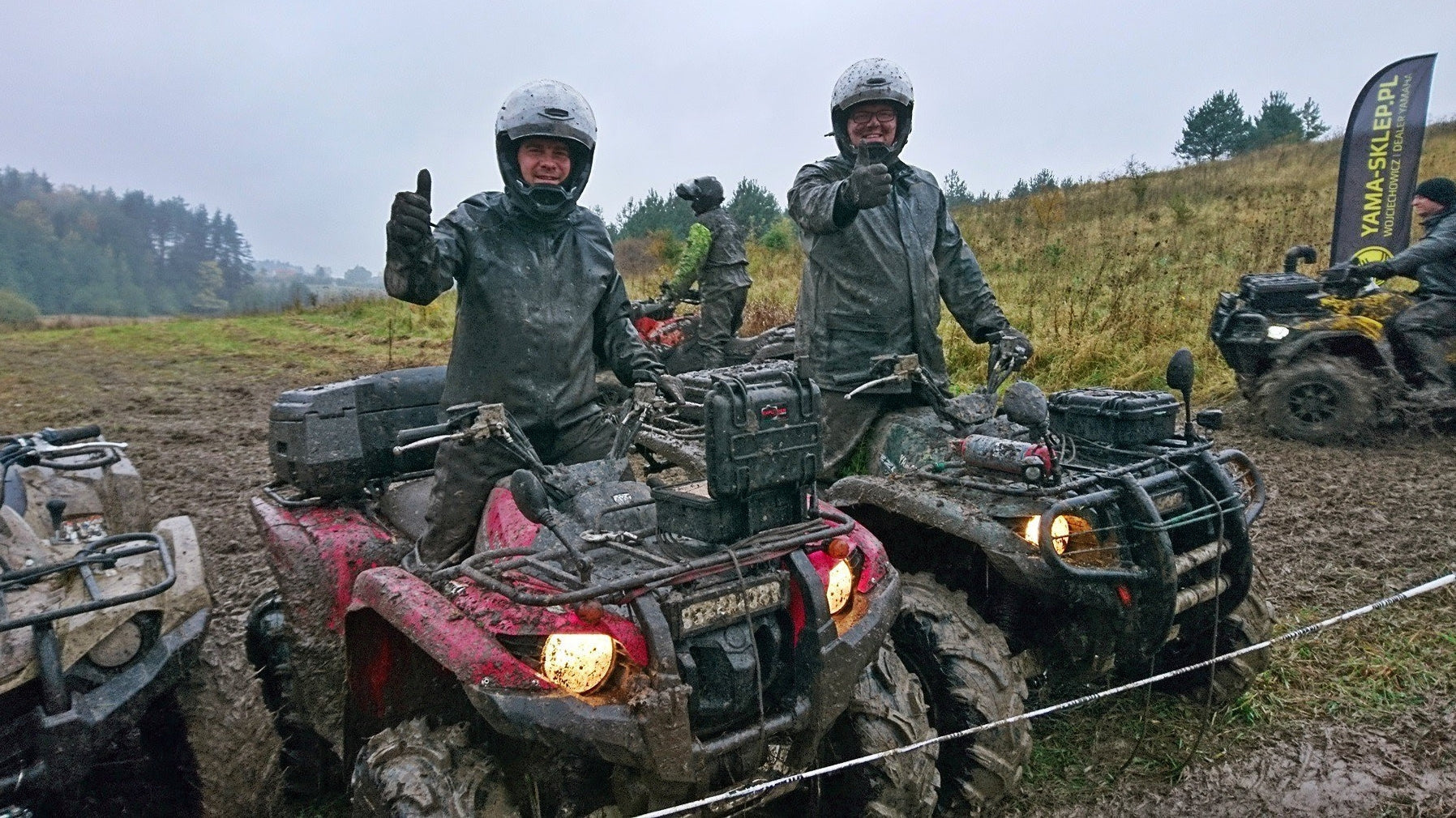 Przeprawowe otwarcie sezonu z Yamaha Wojciechowicz - za nami! Błota i dobrej atmosfery nie zabrakło.