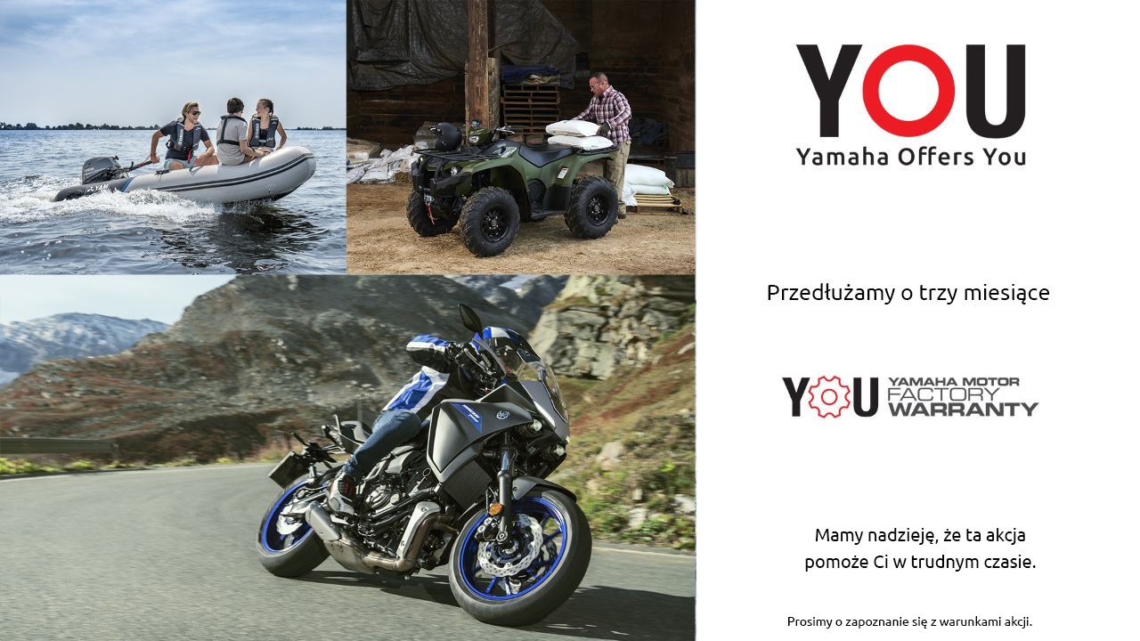 Yamaha Motor Europe przedłuża gwarancje w odpowiedzi na ograniczenia związane z epidemią